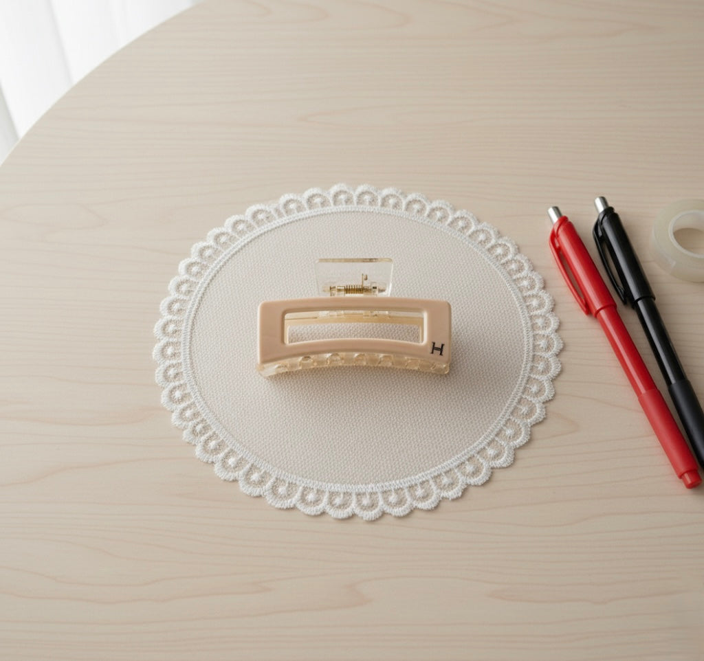 Lucid Hårklämma - Beige