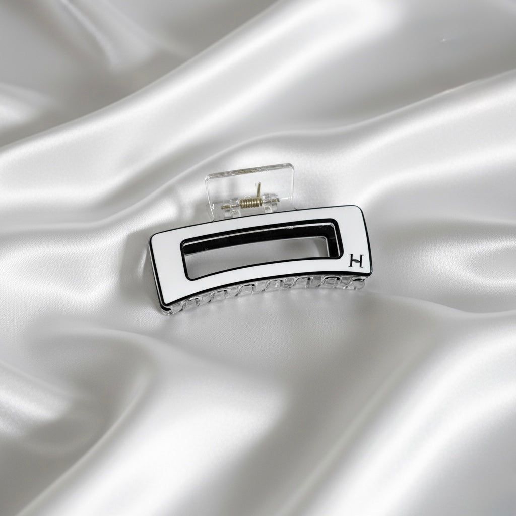 Lucid Hårklämma - Vit