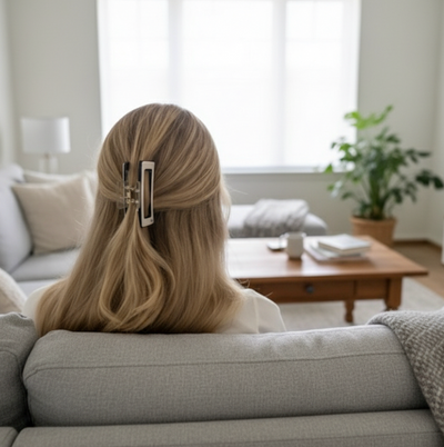 Lucid Hårklämma - Vit