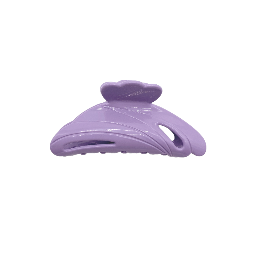 Solid Hair Clip - Purple - Hermine Hold