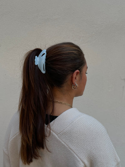 Solid Hair Clip - Blue - Hermine Hold
