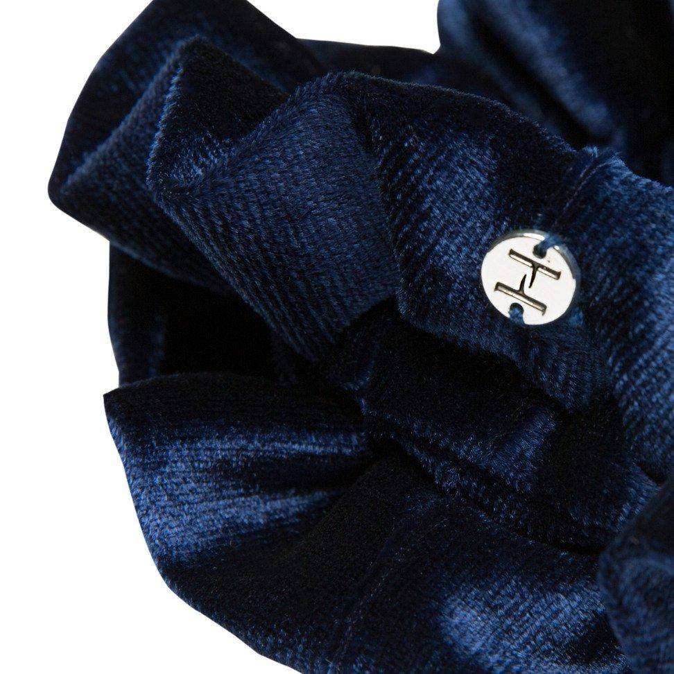Velvet Scrunchie - Evening Blue - Hermine Hold