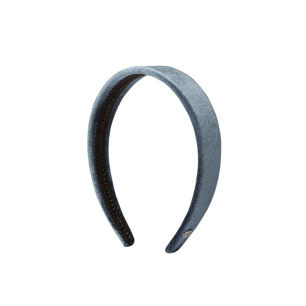 Solid Velvet Headband - Ice Blue - Hermine Hold