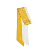 Hermine Duo Silk Scarfette - Yellow & White - Hermine Hold